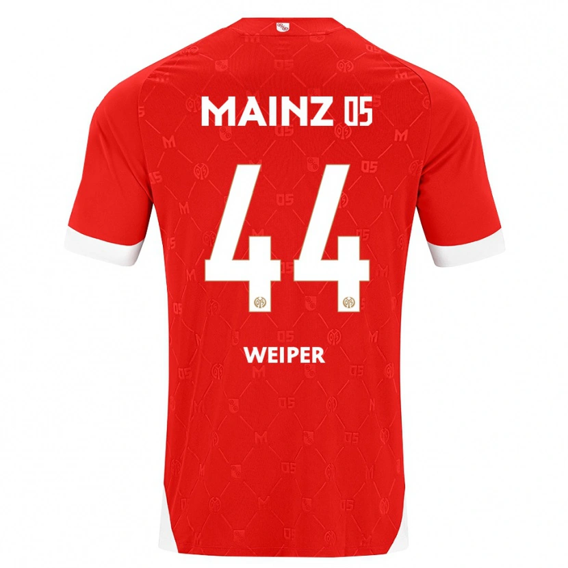 Danxen Herren Nelson Weiper #44 Rot Weiß Heimtrikot Trikot 2026/27 T-Shirt