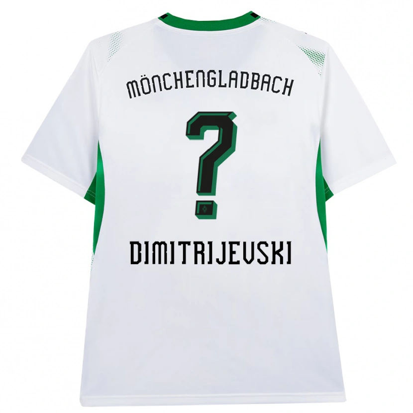 Danxen Herren Maximilian Dimitrijevski #0 Weiß Schwarz Grün Heimtrikot Trikot 2026/27 T-Shirt