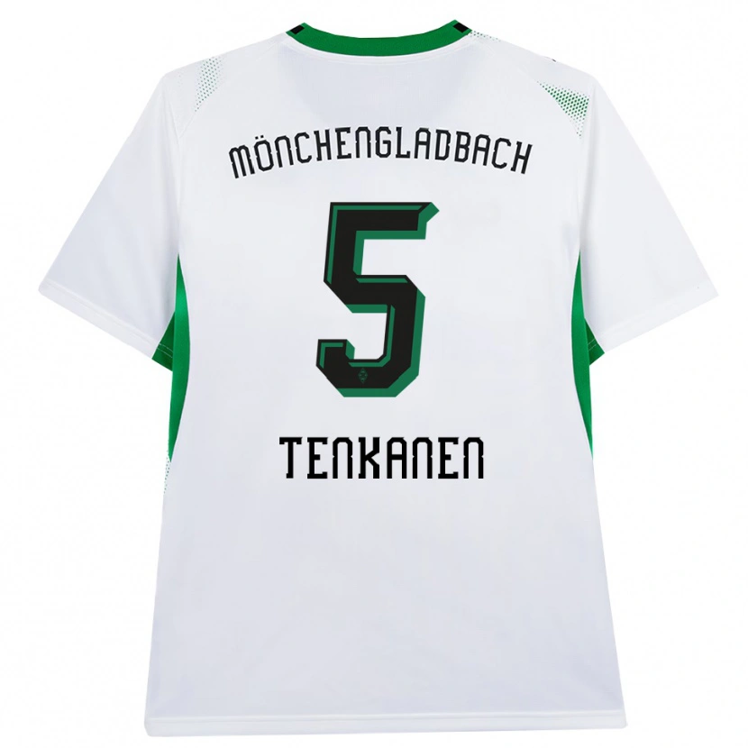 Danxen Herren Luke Tenkanen #5 Weiß Schwarz Grün Heimtrikot Trikot 2026/27 T-Shirt