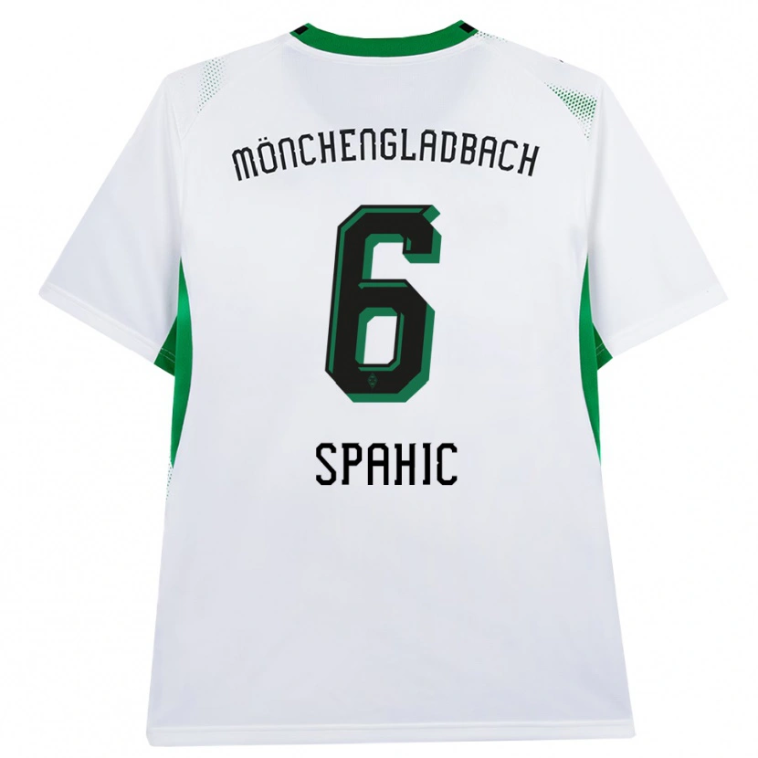 Danxen Herren Armin Spahic #6 Weiß Schwarz Grün Heimtrikot Trikot 2026/27 T-Shirt
