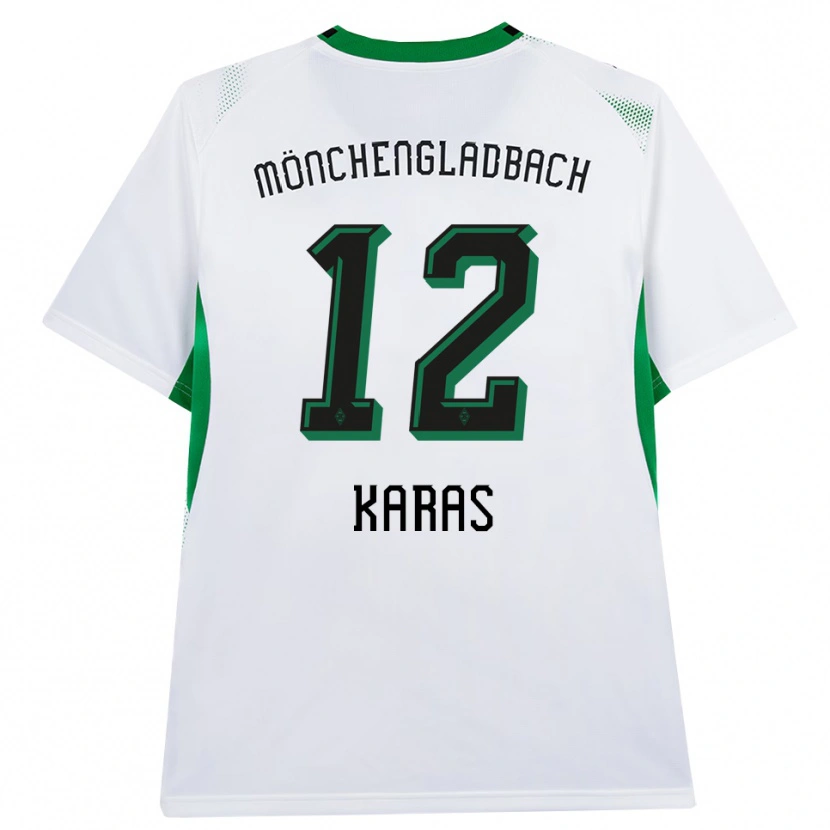 Danxen Herren Rafael Karas #12 Weiß Schwarz Grün Heimtrikot Trikot 2026/27 T-Shirt