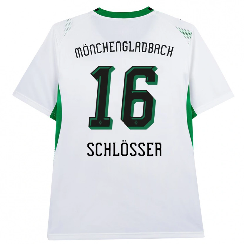 Danxen Herren Felix Schlößer #16 Weiß Schwarz Grün Heimtrikot Trikot 2026/27 T-Shirt