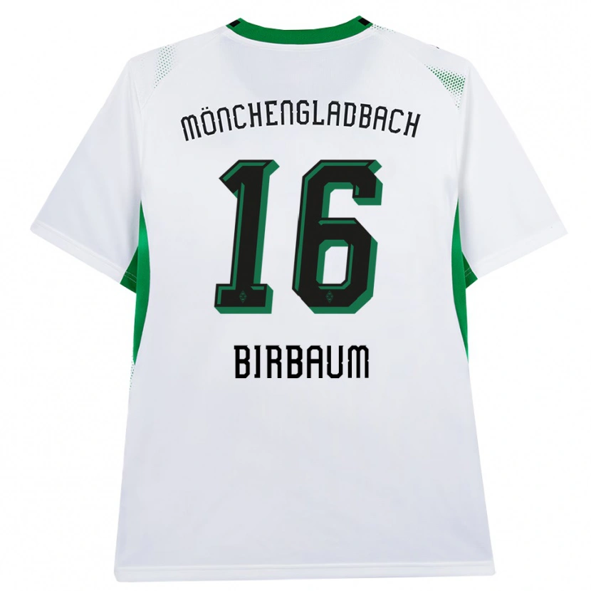 Danxen Herren Anne Birbaum #16 Weiß Schwarz Grün Heimtrikot Trikot 2026/27 T-Shirt