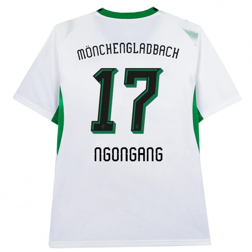 Danxen Herren Johann Ngongang #17 Weiß Schwarz Grün Heimtrikot Trikot 2026/27 T-Shirt