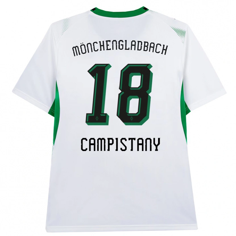 Danxen Herren Erik Corominas Campistany #18 Weiß Schwarz Grün Heimtrikot Trikot 2026/27 T-Shirt