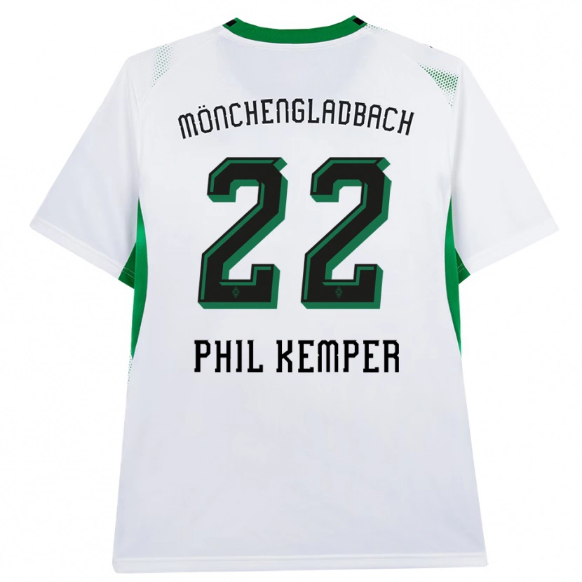 Danxen Herren Phil Kemper #22 Weiß Schwarz Grün Heimtrikot Trikot 2026/27 T-Shirt