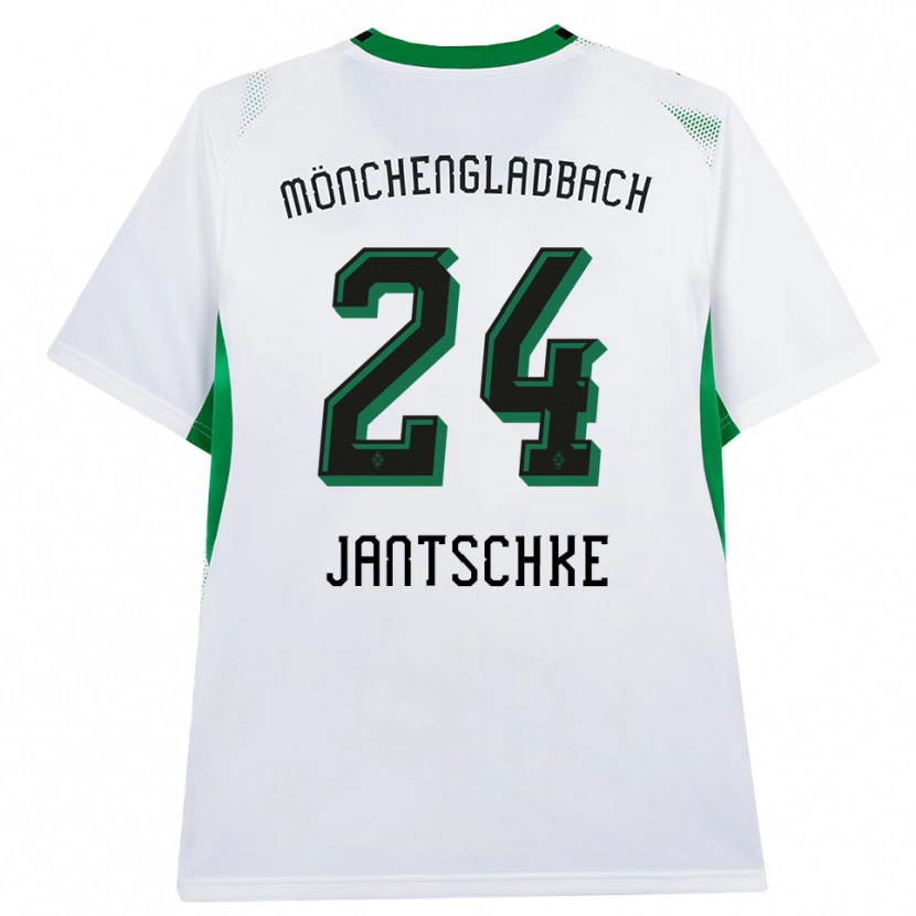Danxen Herren Tony Jantschke #24 Weiß Schwarz Grün Heimtrikot Trikot 2026/27 T-Shirt