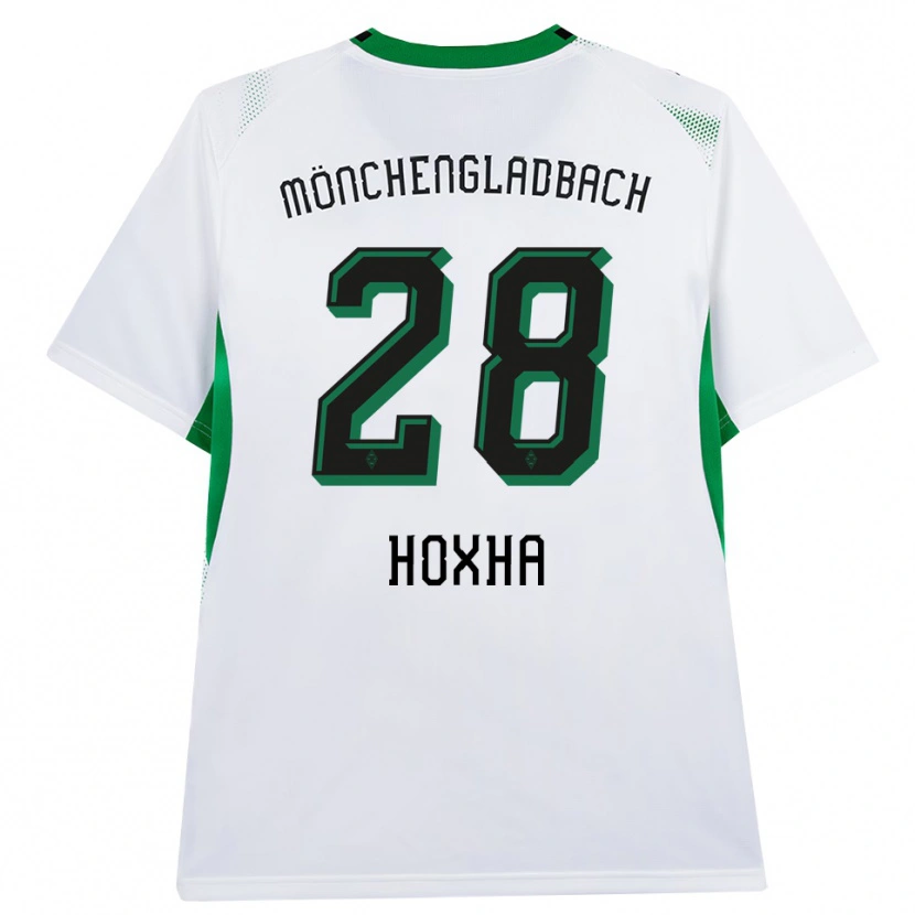 Danxen Herren Flavjo Hoxha #28 Weiß Schwarz Grün Heimtrikot Trikot 2026/27 T-Shirt