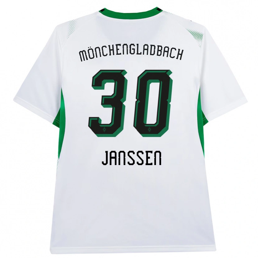 Danxen Herren Annalena Janssen #30 Weiß Schwarz Grün Heimtrikot Trikot 2026/27 T-Shirt