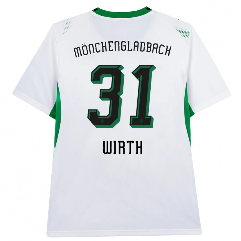 Danxen Herren Linus Wirth #31 Weiß Schwarz Grün Heimtrikot Trikot 2026/27 T-Shirt