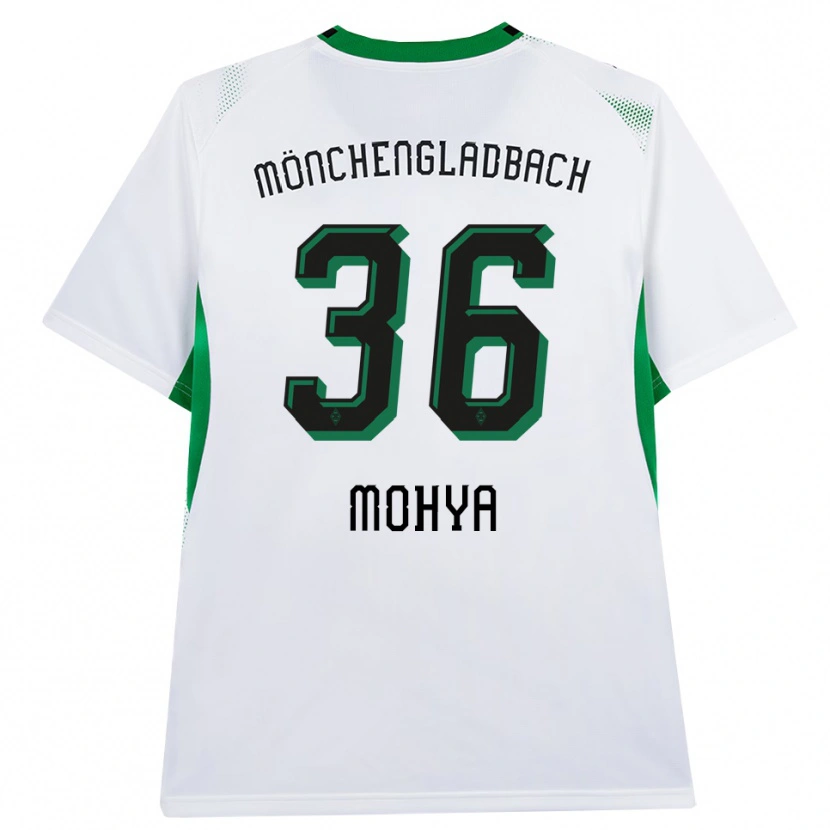 Danxen Herren Wael Mohya #36 Weiß Schwarz Grün Heimtrikot Trikot 2026/27 T-Shirt