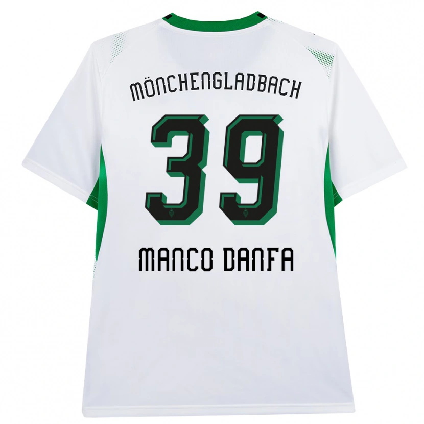 Danxen Herren Iaia Manco Danfa #39 Weiß Schwarz Grün Heimtrikot Trikot 2026/27 T-Shirt