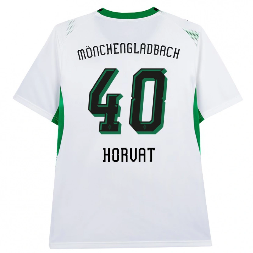 Danxen Herren Niko Horvat #40 Weiß Schwarz Grün Heimtrikot Trikot 2026/27 T-Shirt