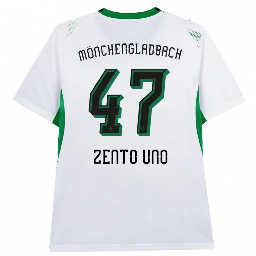 Danxen Herren Zento Uno #47 Weiß Schwarz Grün Heimtrikot Trikot 2026/27 T-Shirt