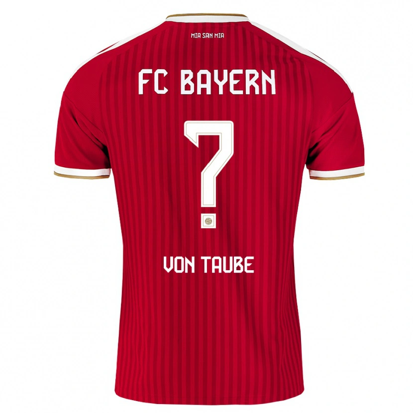 Danxen Herren Nikolas Von Taube #0 Rot Weiß Blau Heimtrikot Trikot 2026/27 T-Shirt