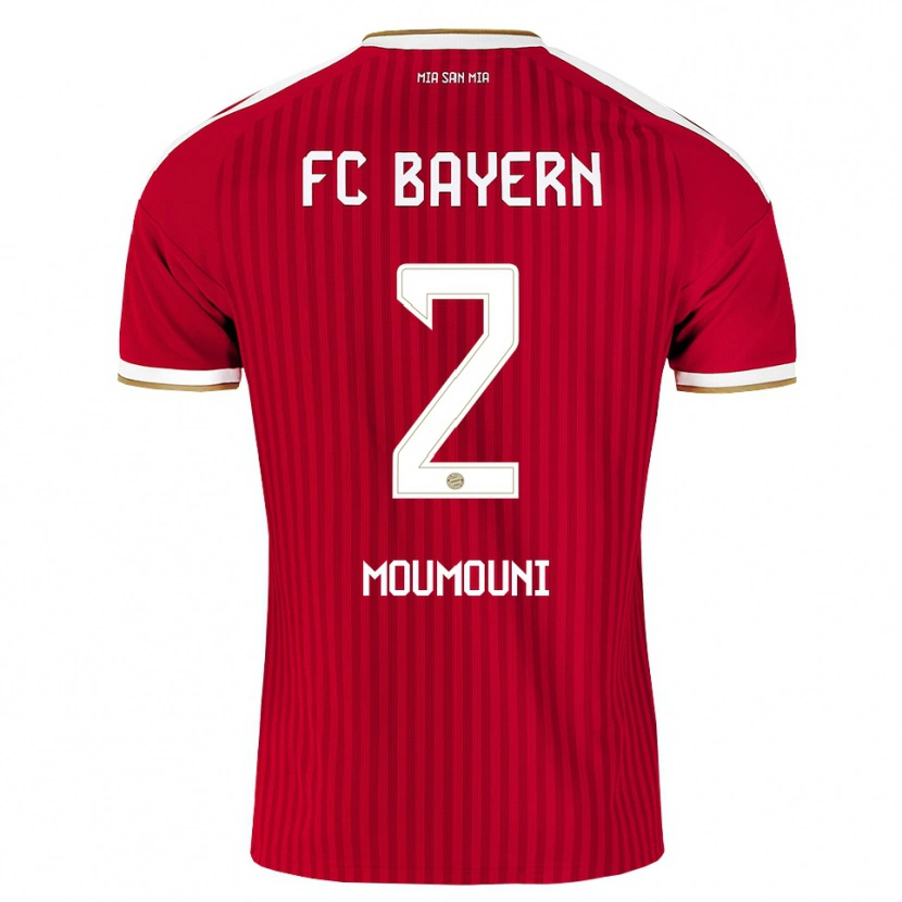 Danxen Herren Rayan Moumouni #2 Rot Weiß Blau Heimtrikot Trikot 2026/27 T-Shirt