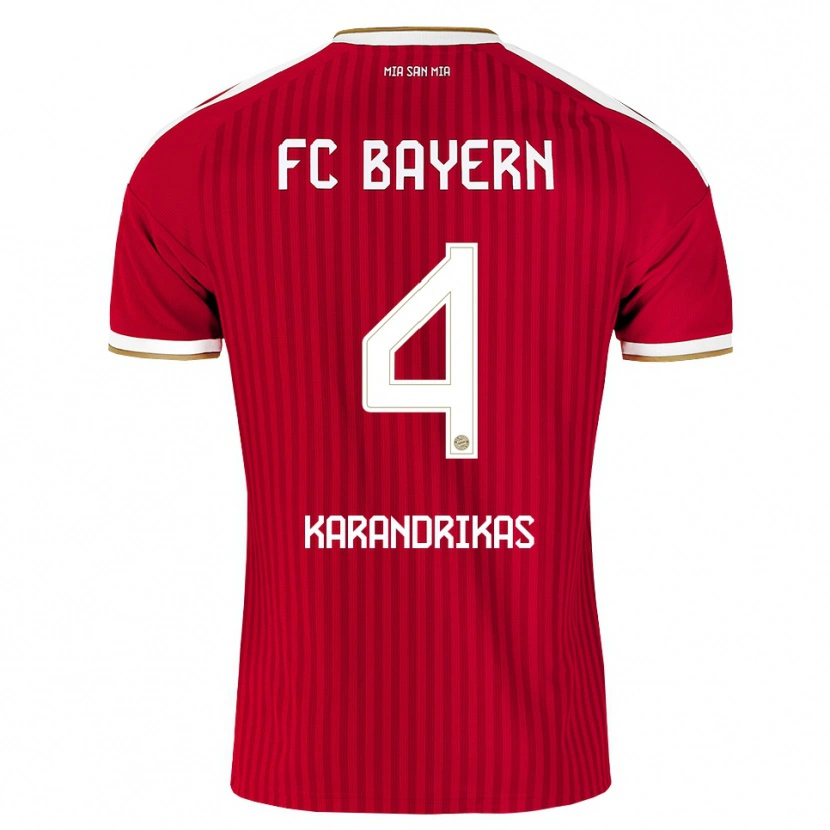 Danxen Herren Konstantinos Karandrikas #4 Rot Weiß Blau Heimtrikot Trikot 2026/27 T-Shirt