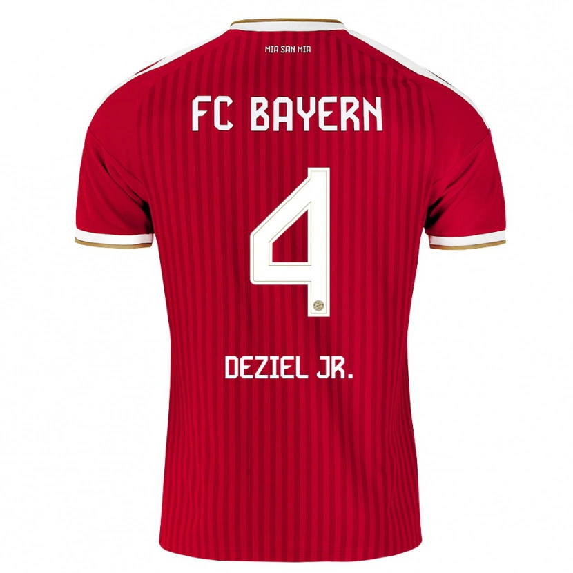 Danxen Herren Robert Deziel Jr. #4 Rot Weiß Blau Heimtrikot Trikot 2026/27 T-Shirt