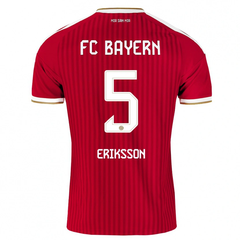 Danxen Herren Magdalena Eriksson #5 Rot Weiß Blau Heimtrikot Trikot 2026/27 T-Shirt