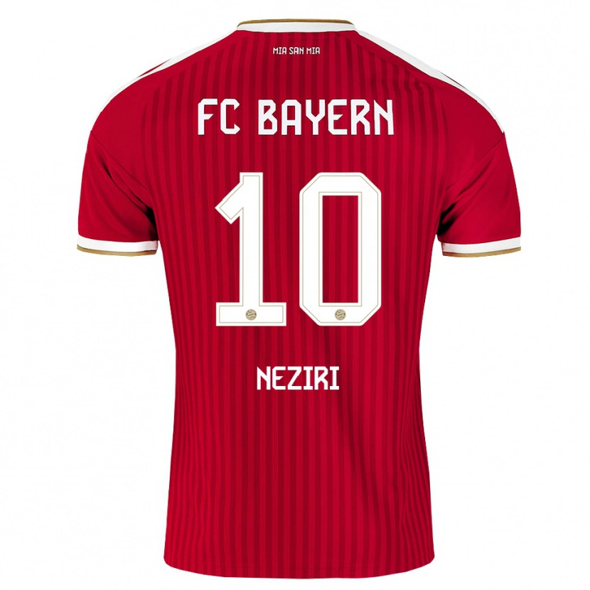 Danxen Herren Behar Neziri #10 Rot Weiß Blau Heimtrikot Trikot 2026/27 T-Shirt