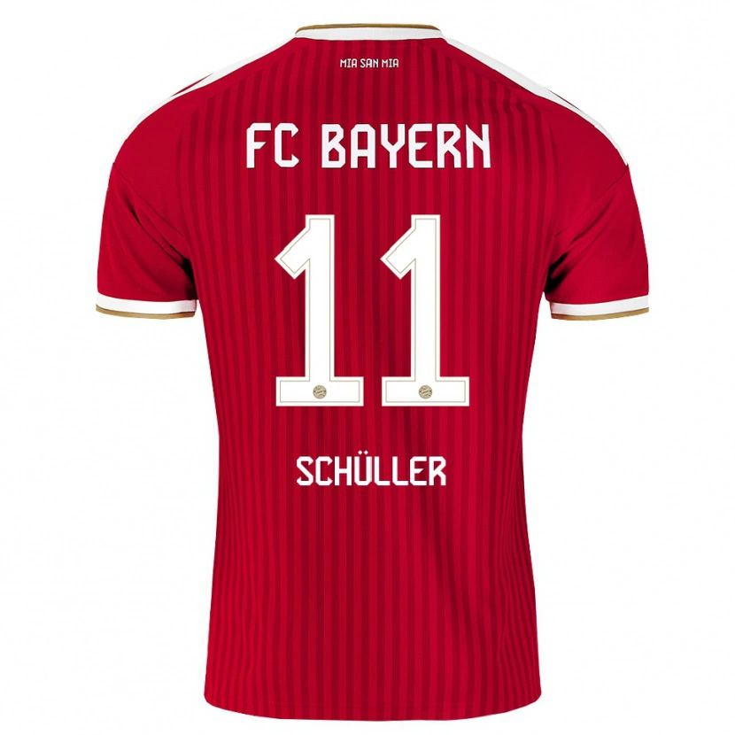 Danxen Herren Lea Schüller #11 Rot Weiß Blau Heimtrikot Trikot 2026/27 T-Shirt