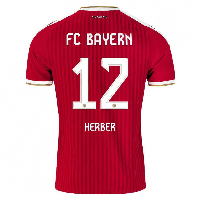 Danxen Herren Niklas Herber #12 Rot Weiß Blau Heimtrikot Trikot 2026/27 T-Shirt