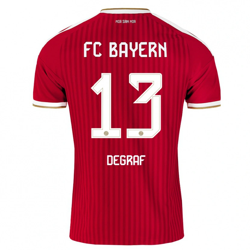 Danxen Herren Artur Degraf #13 Rot Weiß Blau Heimtrikot Trikot 2026/27 T-Shirt