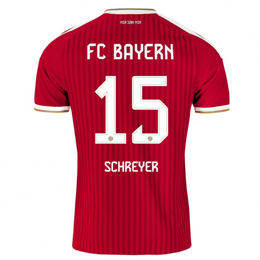 Danxen Herren Tim Schreyer #15 Rot Weiß Blau Heimtrikot Trikot 2026/27 T-Shirt