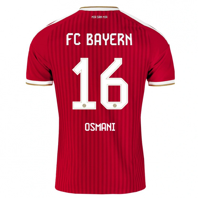 Danxen Herren Erblin Osmani #16 Rot Weiß Blau Heimtrikot Trikot 2026/27 T-Shirt