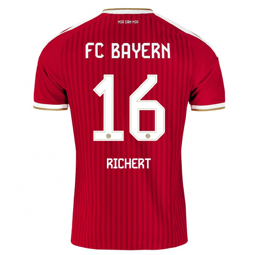 Danxen Herren Leonhard Richert #16 Rot Weiß Blau Heimtrikot Trikot 2026/27 T-Shirt