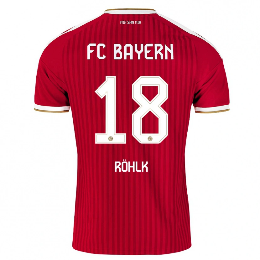 Danxen Herren Jona Röhlk #18 Rot Weiß Blau Heimtrikot Trikot 2026/27 T-Shirt
