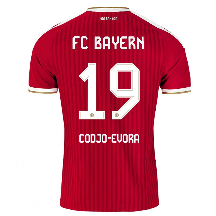 Danxen Herren Noah Codjo-Evora #19 Rot Weiß Blau Heimtrikot Trikot 2026/27 T-Shirt