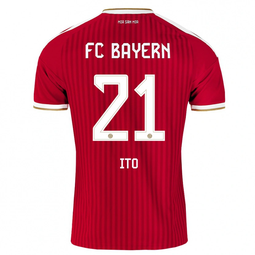 Danxen Herren Hiroki Ito #21 Rot Weiß Blau Heimtrikot Trikot 2026/27 T-Shirt