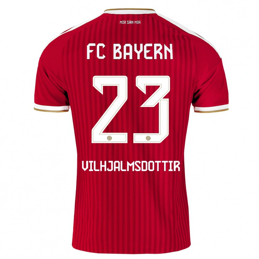 Danxen Herren Karolina Lea Vilhjalmsdottir #23 Rot Weiß Blau Heimtrikot Trikot 2026/27 T-Shirt