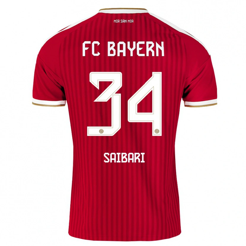 Danxen Herren Ismael Saibari #34 Rot Weiß Blau Heimtrikot Trikot 2026/27 T-Shirt