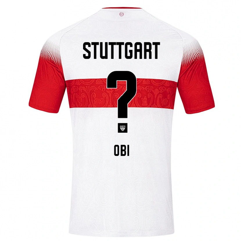 Danxen Herren Collin Obi #0 Weiß Rot Gelb Heimtrikot Trikot 2026/27 T-Shirt