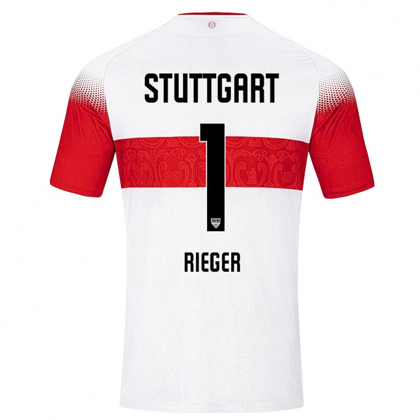 Danxen Herren Nico Rieger #1 Weiß Rot Gelb Heimtrikot Trikot 2026/27 T-Shirt