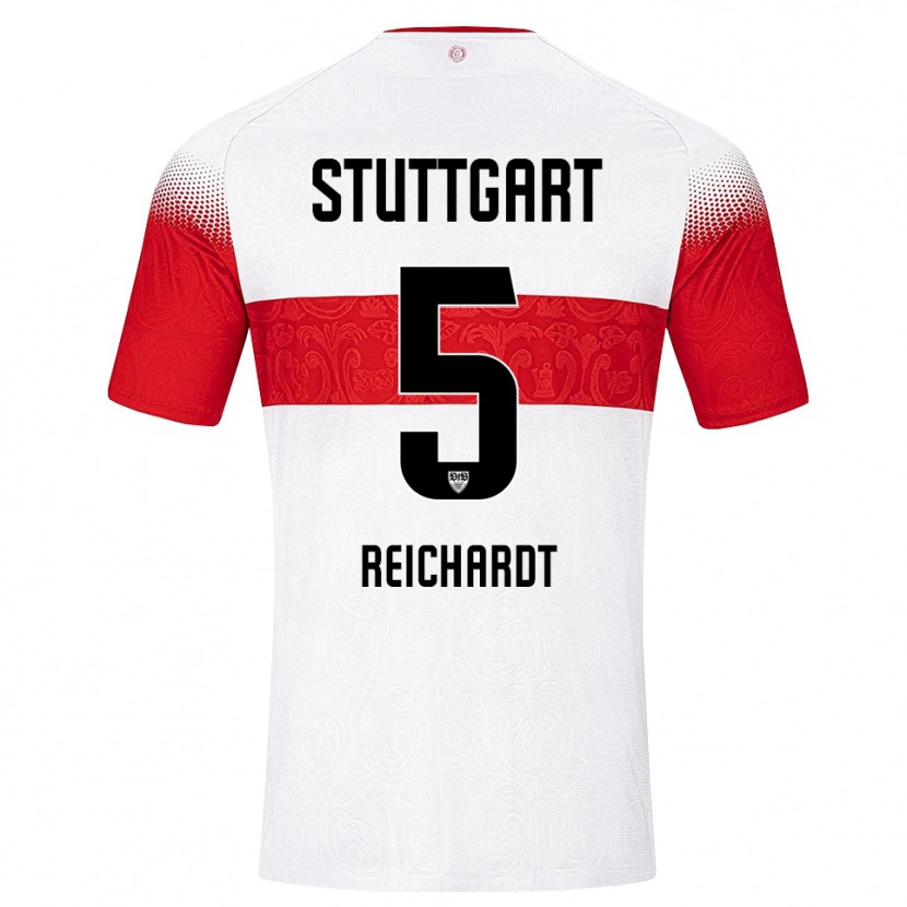 Danxen Herren Jona Reichardt #5 Weiß Rot Gelb Heimtrikot Trikot 2026/27 T-Shirt