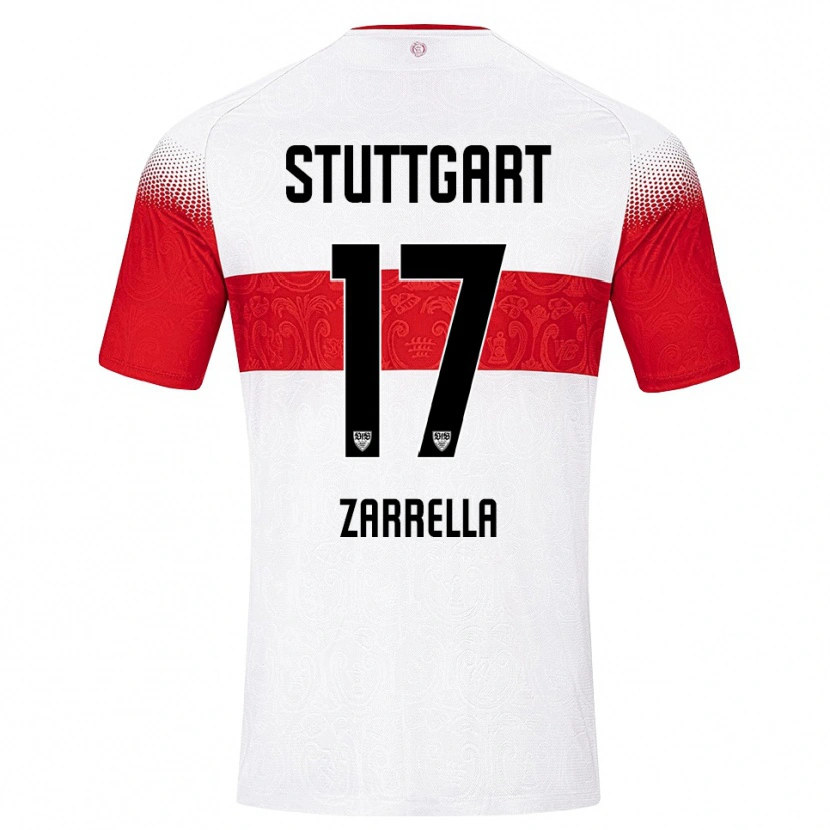 Danxen Herren Gabriel Zarrella #17 Weiß Rot Gelb Heimtrikot Trikot 2026/27 T-Shirt