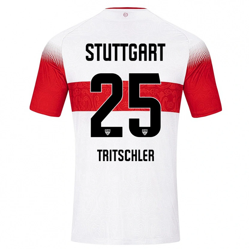 Danxen Herren David Tritschler #25 Weiß Rot Gelb Heimtrikot Trikot 2026/27 T-Shirt