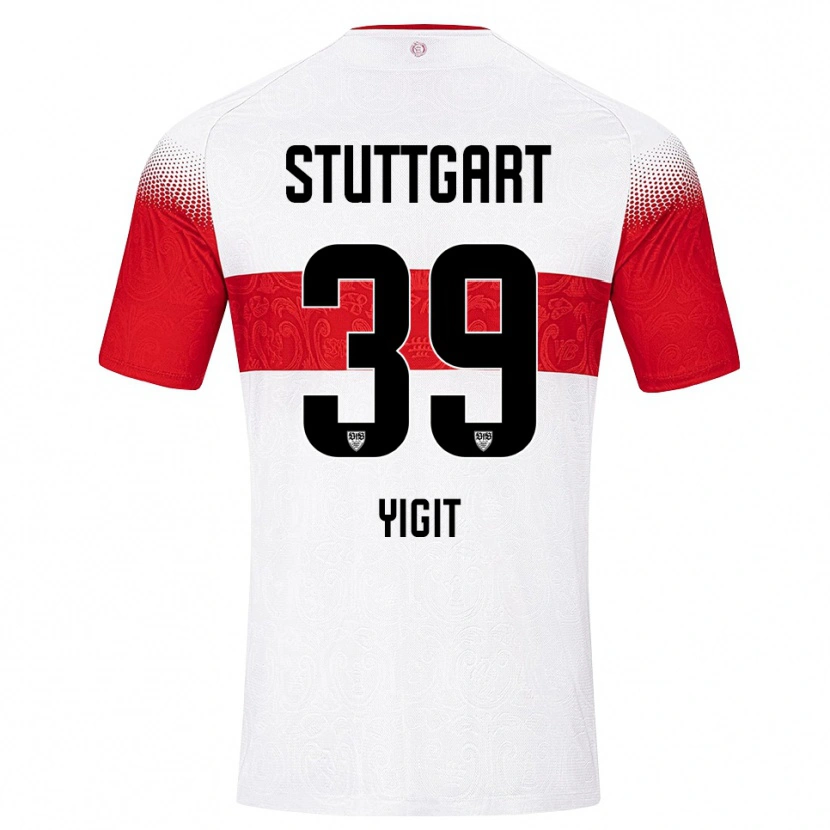 Danxen Herren Ertugrul Yigit #39 Weiß Rot Gelb Heimtrikot Trikot 2026/27 T-Shirt