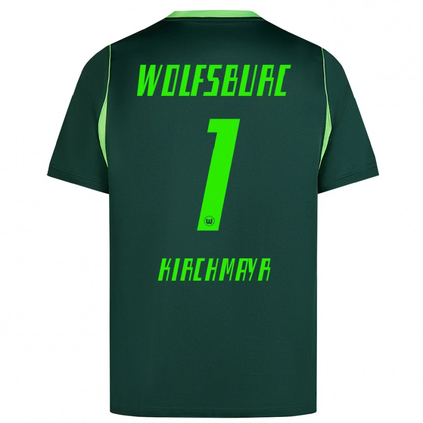 Danxen Herren Juri Kirchmayr #1 Dunkelgrün Weiß Heimtrikot Trikot 2026/27 T-Shirt