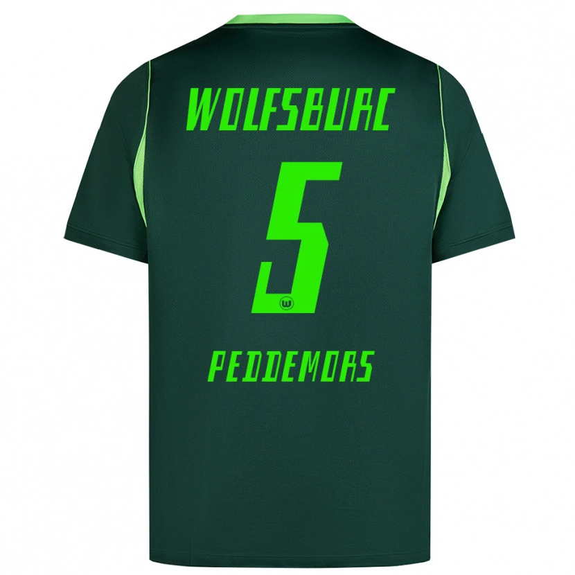 Danxen Herren Ella Peddemors #5 Dunkelgrün Weiß Heimtrikot Trikot 2026/27 T-Shirt
