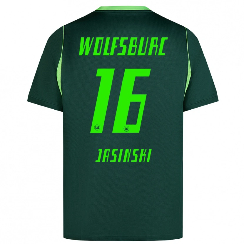 Danxen Herren Mateusz Jasinski #16 Dunkelgrün Weiß Heimtrikot Trikot 2026/27 T-Shirt