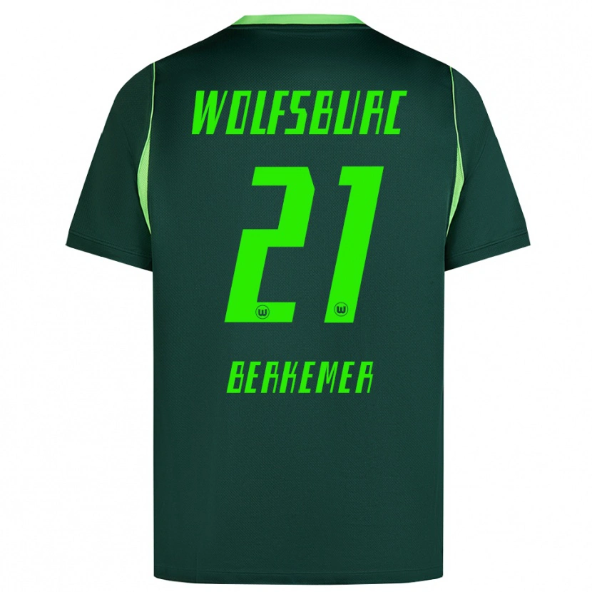 Danxen Herren Melvin Berkemer #21 Dunkelgrün Weiß Heimtrikot Trikot 2026/27 T-Shirt