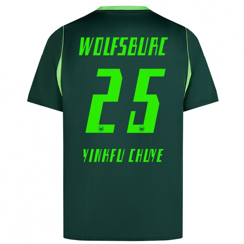 Danxen Herren Miguel Yinkfu Chuye #25 Dunkelgrün Weiß Heimtrikot Trikot 2026/27 T-Shirt