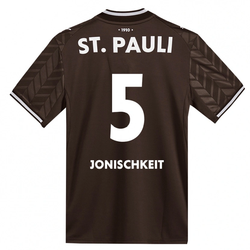 Danxen Herren Jamal Jonischkeit #5 Kaffee Weiß Heimtrikot Trikot 2026/27 T-Shirt
