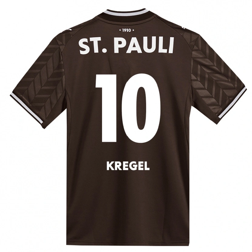 Danxen Herren Mareike Kregel #10 Kaffee Weiß Heimtrikot Trikot 2026/27 T-Shirt