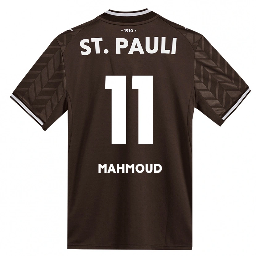 Danxen Herren Mahmoud Mohamed Hassan Mitwalli #11 Kaffee Weiß Heimtrikot Trikot 2026/27 T-Shirt