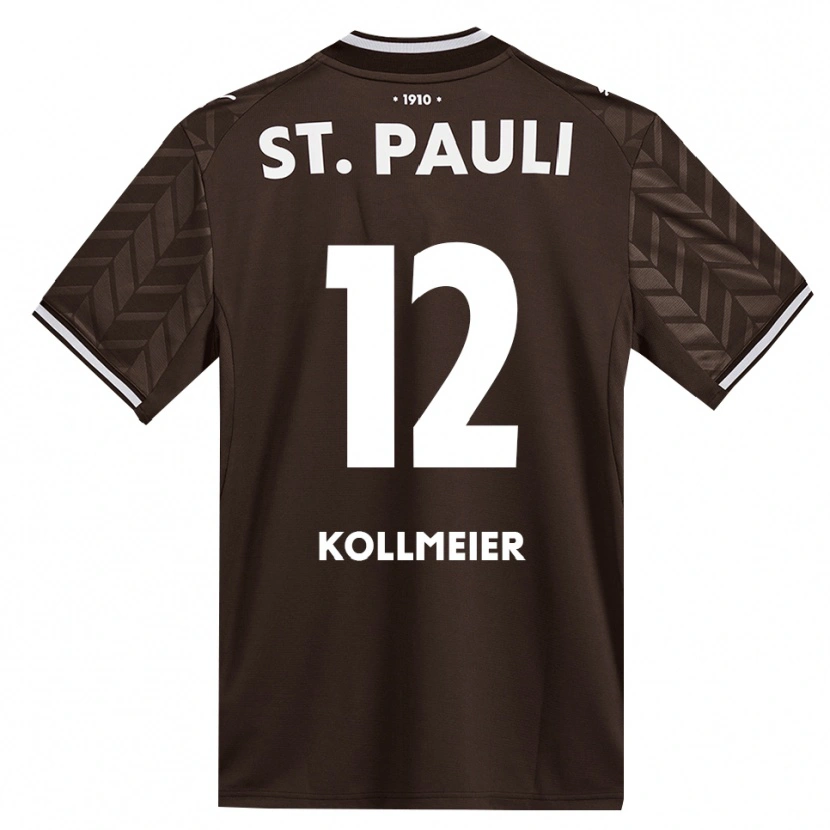 Danxen Herren Anton Kollmeier #12 Kaffee Weiß Heimtrikot Trikot 2026/27 T-Shirt